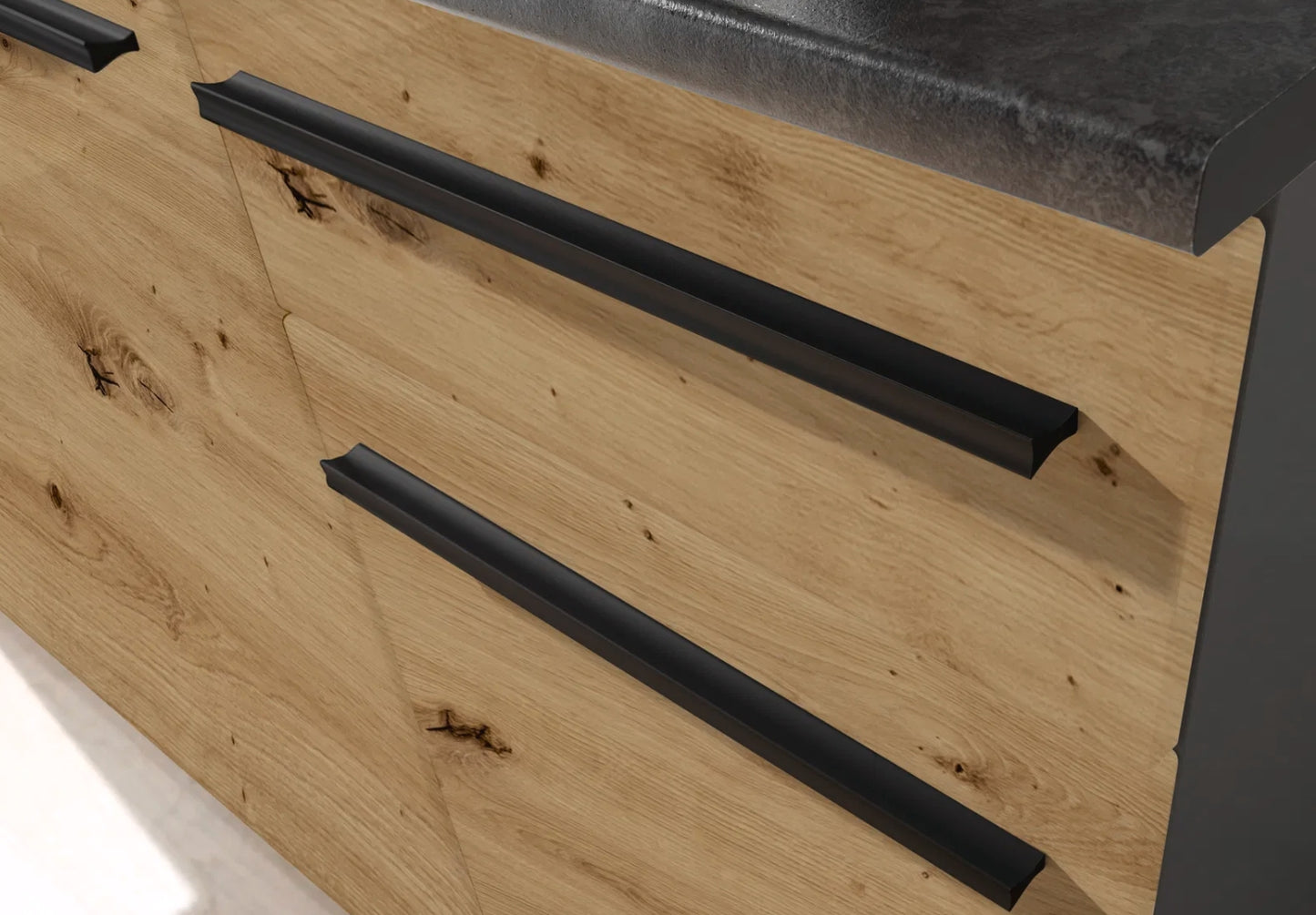 Küchenblock mit E-Geräten