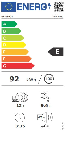 Gorenje GV 642 E60 !!inkl. 5Jahre Garantie!!