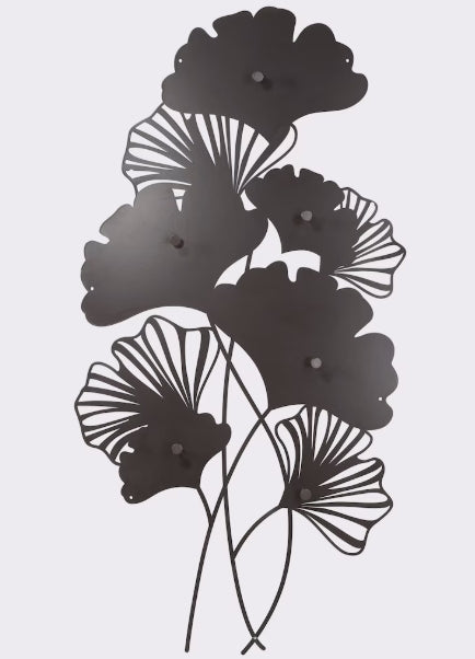 Wandgarderobe dunkelbraun