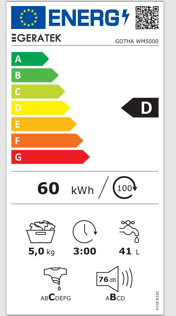 Geratek Waschmaschine 5 kg *D* Gotha WM 5000 !inkl. 5 Jahre Garantie!