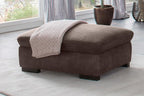 Hocker mit Stauraum Alberto in braun