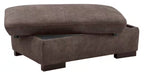 Hocker mit Stauraum Alberto in braun