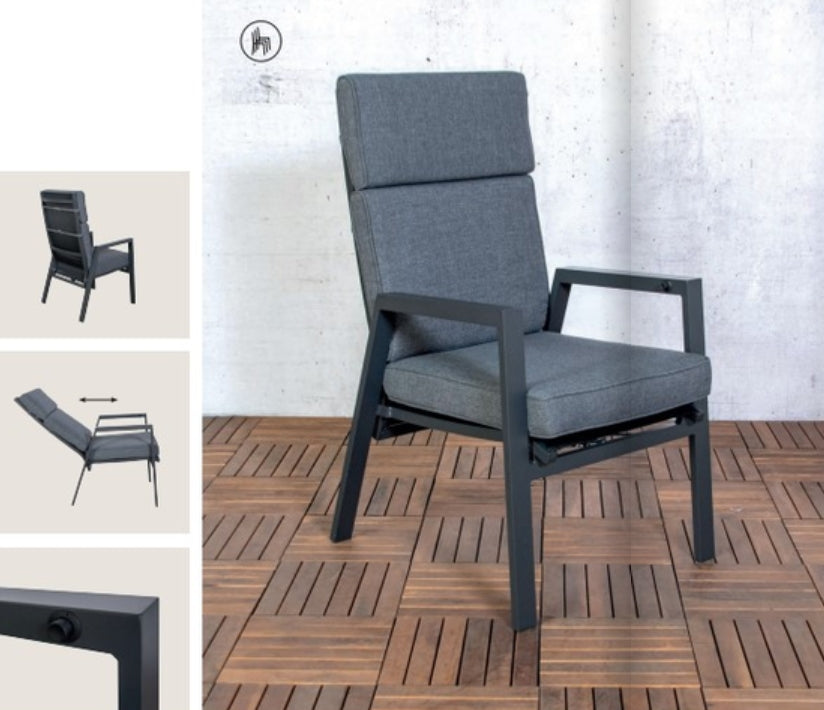 Gartenstuhl mit verstellbarer Rückenlehne- vorbestellbar