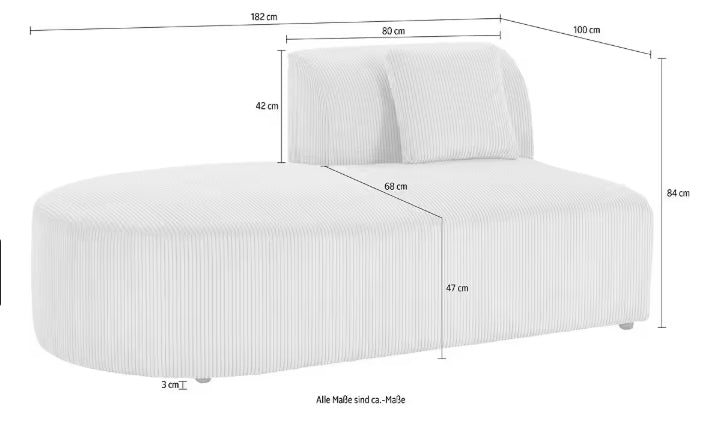 Sofa-Eckelement Alesund