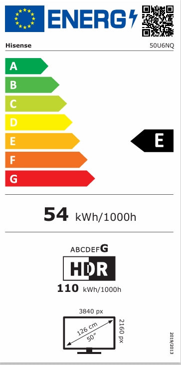 Hisense 4K Mini-LED ULED Smart-TV 55 Zoll 55 U6 NQ !!inkl. 5 Jahre Garantie!!