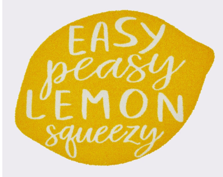Fußmatte Lemon s gelb-ecru