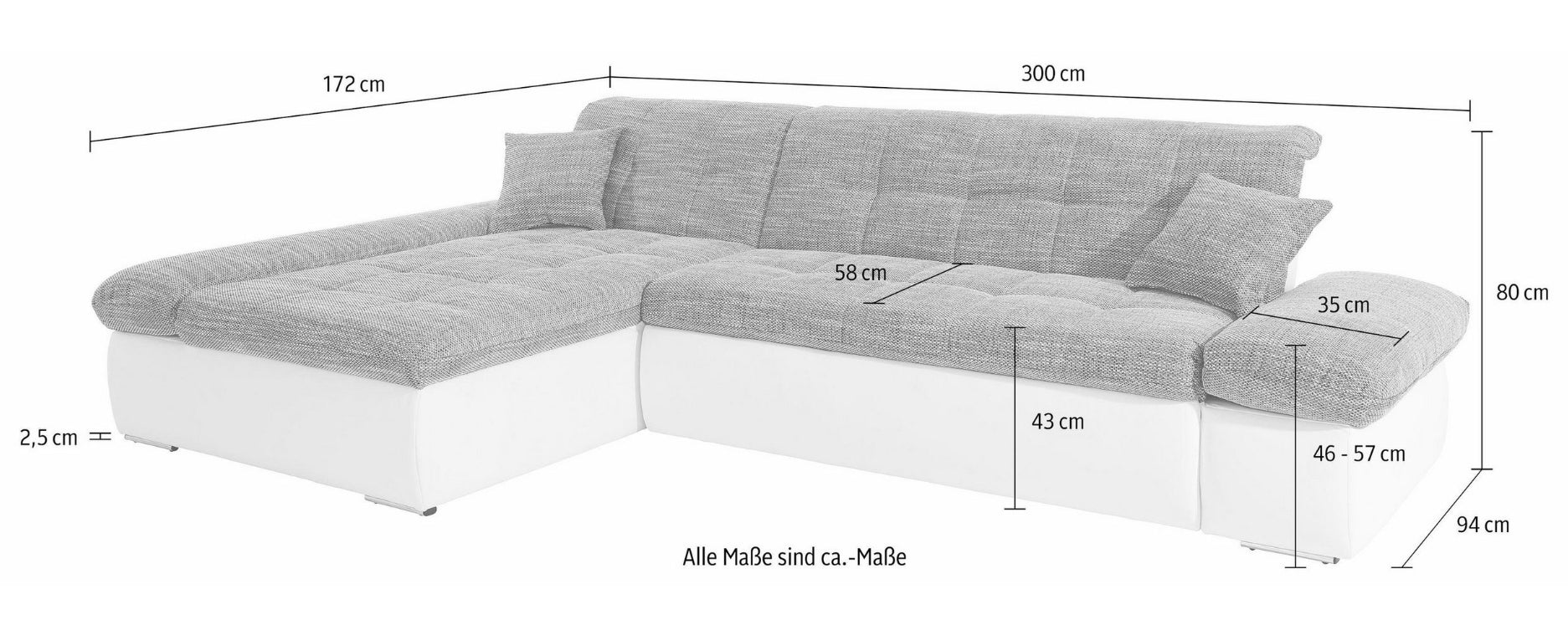 Ecksofa PB Moric 2.Wahl