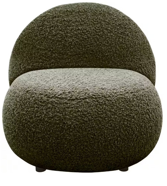 Sessel Mithras II Cocktailsessel, grün organische Formensprache, Solitär Sessel