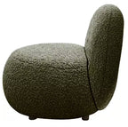 Sessel Mithras II Cocktailsessel, grün organische Formensprache, Solitär Sessel