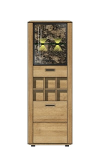 Vitrine links Wildeiche