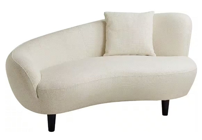 Nierensofagarnitur / Chaiselongue 2,5-Sitzer + 2-Sitzer + Loungesessel