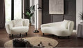 Nierensofagarnitur / Chaiselongue 2,5-Sitzer + 2-Sitzer + Loungesessel