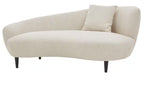 Nierensofagarnitur / Chaiselongue 2,5-Sitzer + 2-Sitzer + Loungesessel