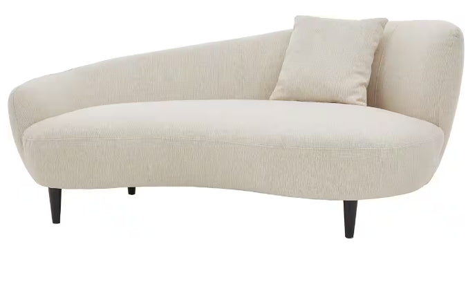 Nierensofagarnitur / Chaiselongue 2,5-Sitzer + 2-Sitzer + Loungesessel