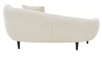 Nierensofagarnitur / Chaiselongue 2,5-Sitzer + 2-Sitzer + Loungesessel