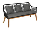 Loungeset 5tlg. mit Ropebespannung