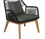 Loungeset 5tlg. mit Ropebespannung