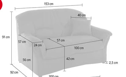 Sofa 2-Sitzer  Jahrestart Aktion / Posten