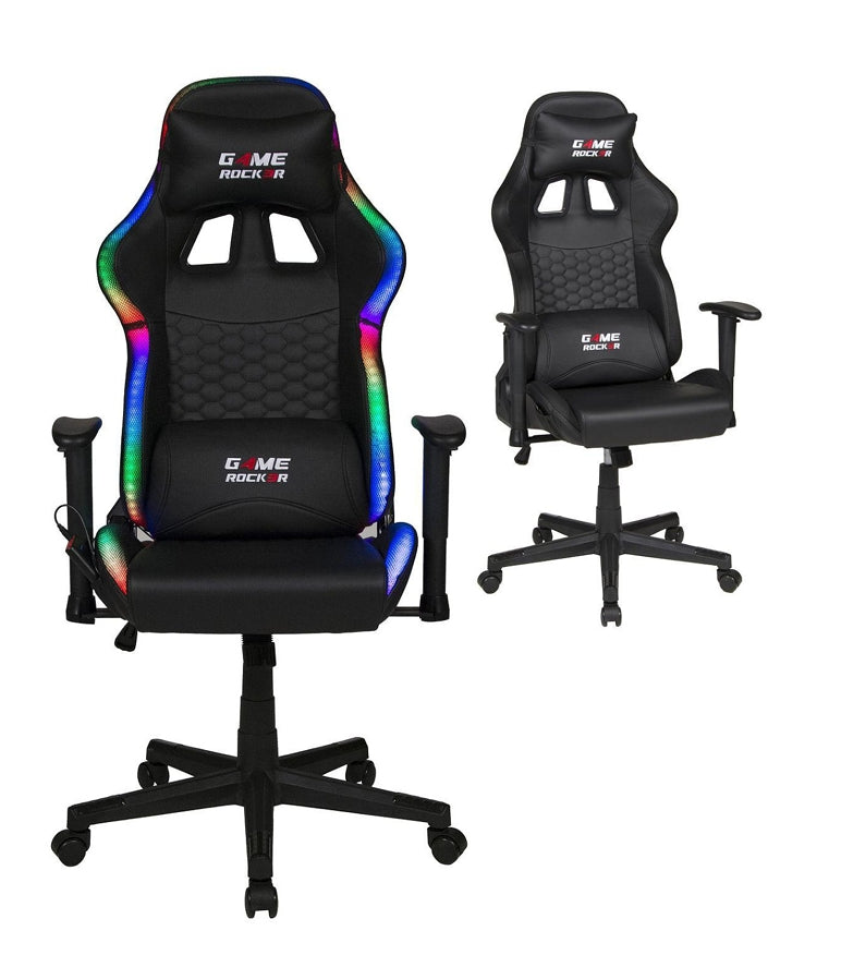 Gamingstuhl Bürostuhl mit LED