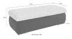 Ecksofa Moric inkl. Hocker mit Stauraumfach