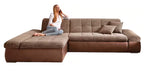 Ecksofa Moric inkl. Hocker mit Stauraumfach