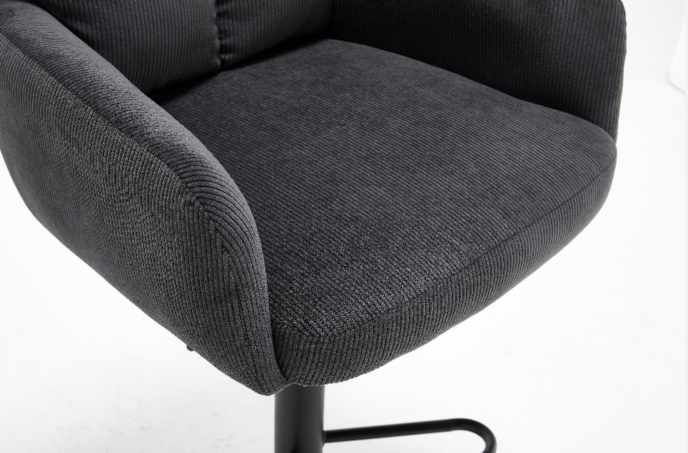 Barhocker höhenverstellbar in verschiedenen Farben , Cord