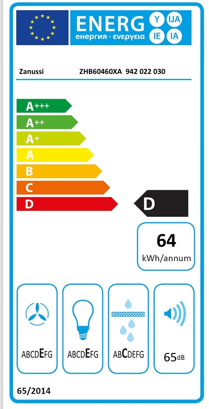 Zanussi  60 cm ZHB 60460 XA *D