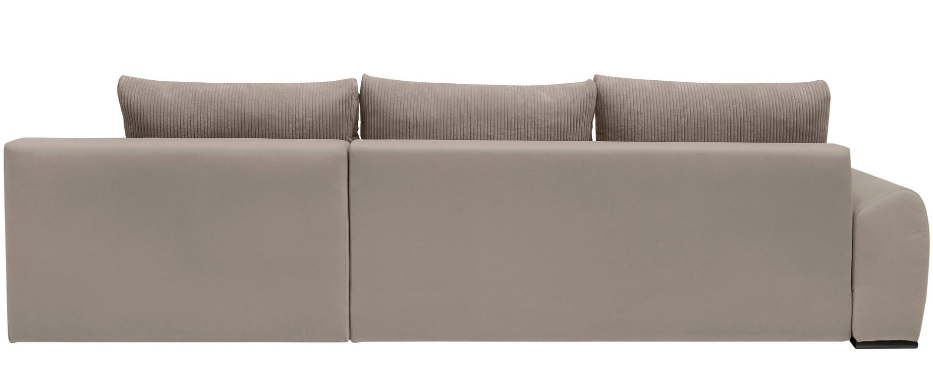 Ecksofa Taupe Cord