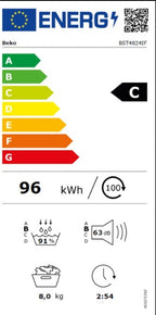 Beko *C* Wärmepumpentrockner 8 kg - B5 T 4824 IF