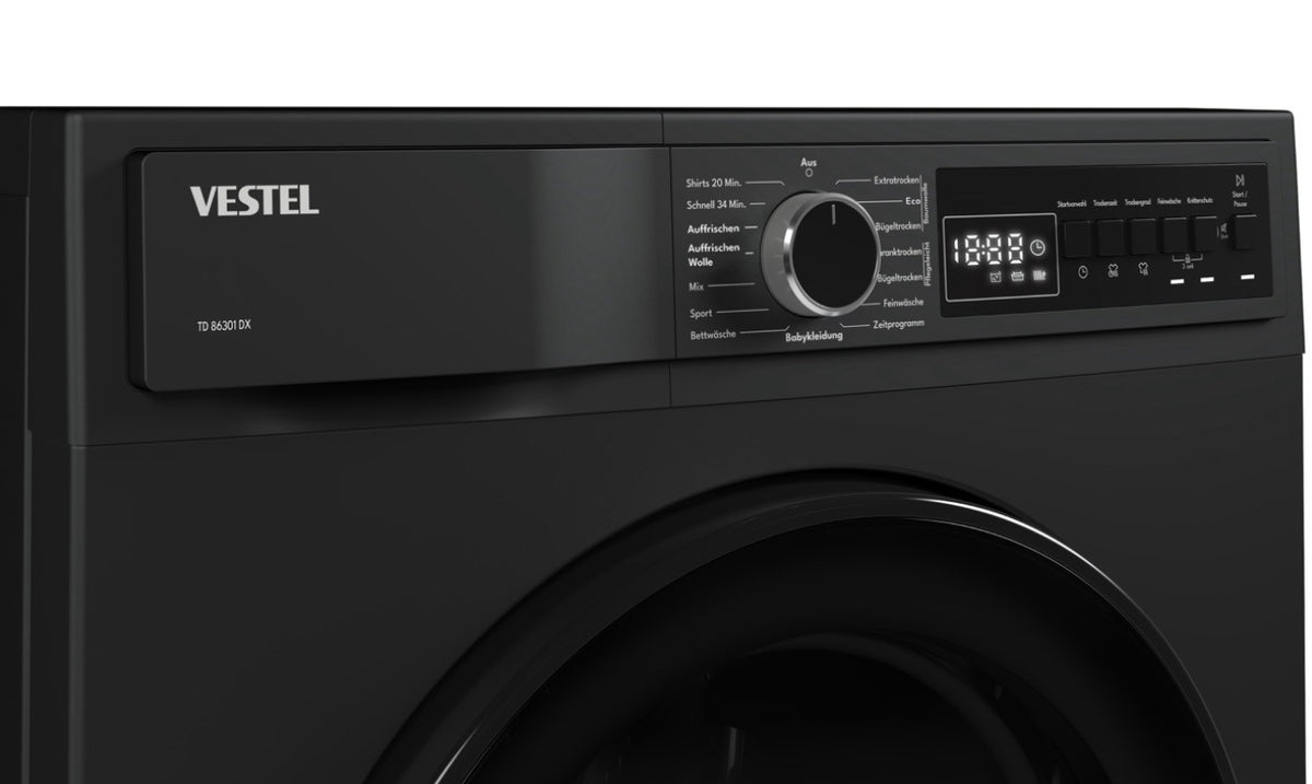 Vestel *D* Wärmepumpentrockner 8 kg - TD 86301 DX