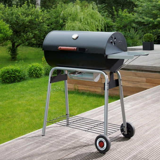 Landmann 01339 Holzkohlegrill Black Taurus 660 - Deckelthermometer