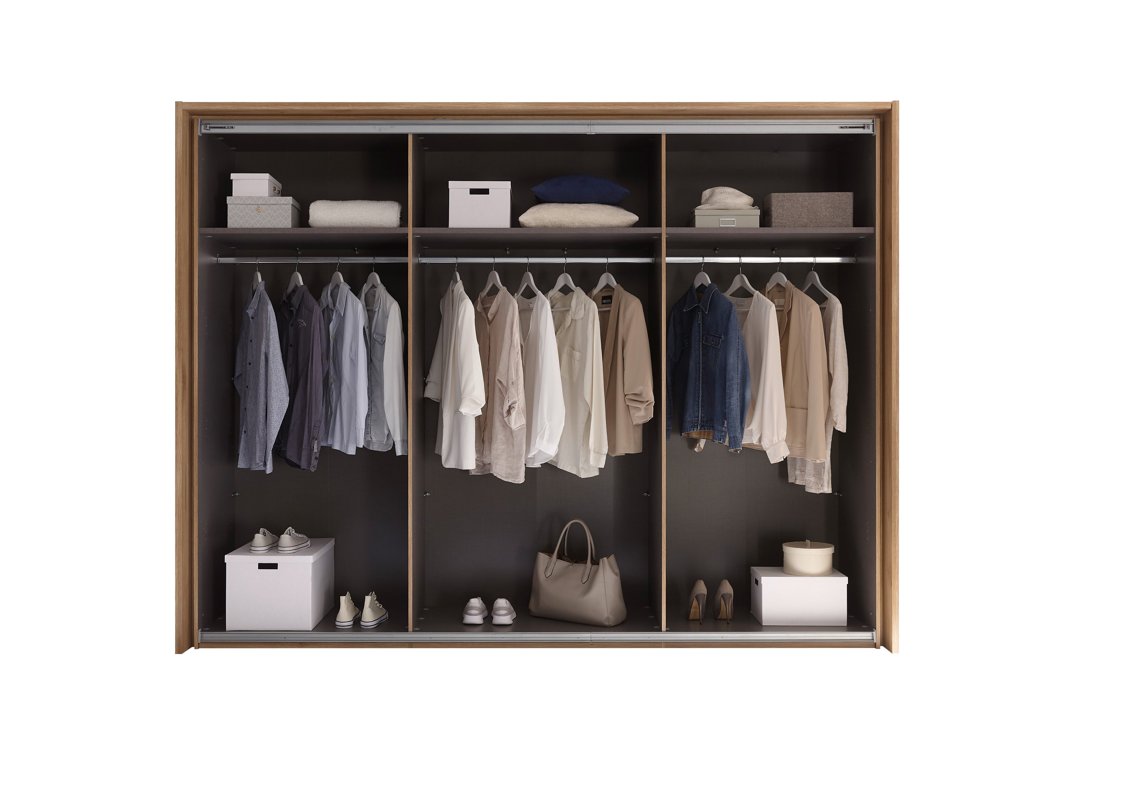 Schwebetürenschrank 3-türig