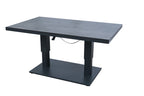 Castello HPL höhenverstellbarer Tisch 150x90cm, anthrazit
