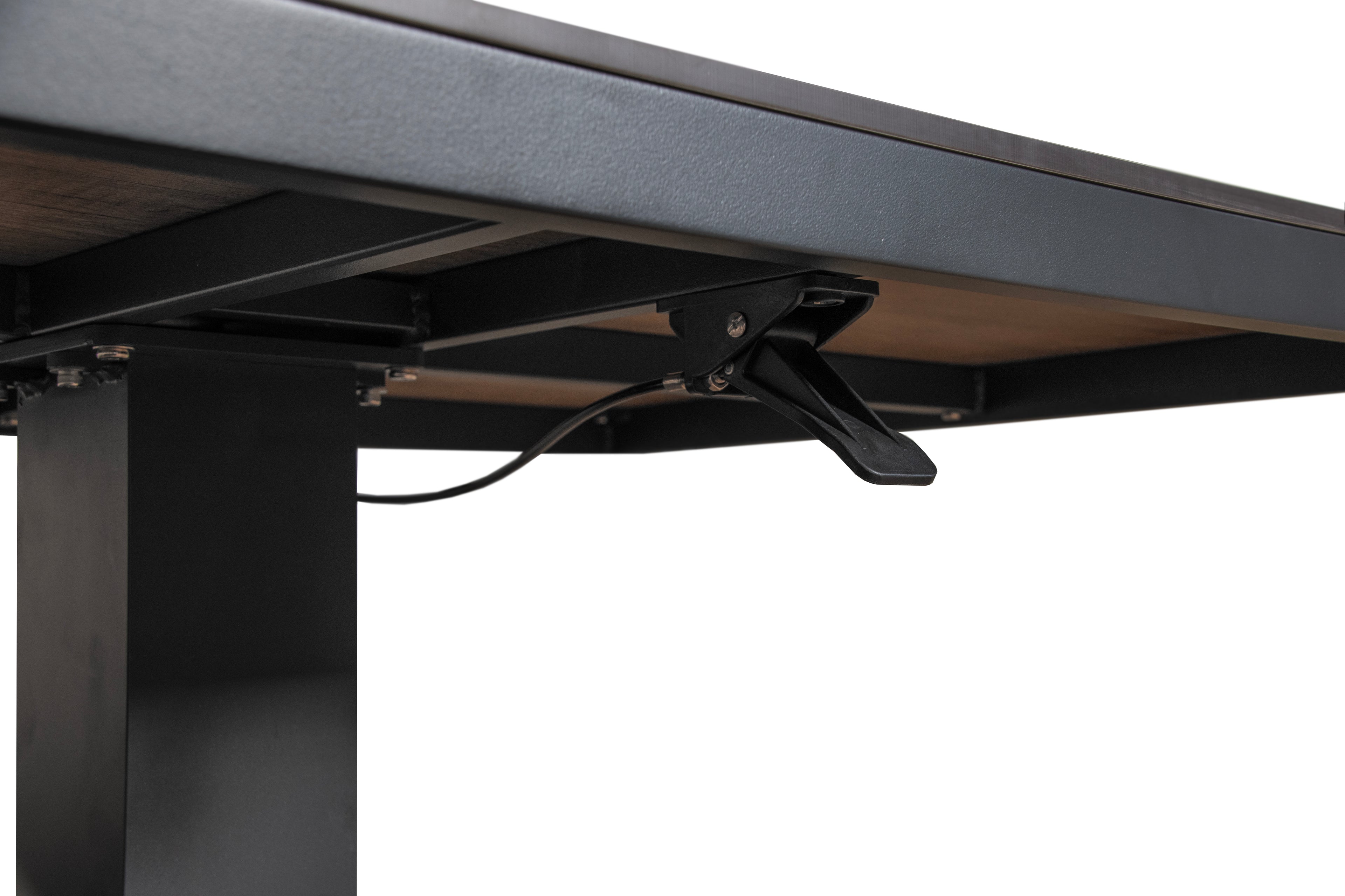 Castello höhenverstellbarer Tisch 120x80cm, Holzton