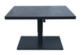 Castello HPL höhenverstellbarer Tisch 120x80cm, anthrazit