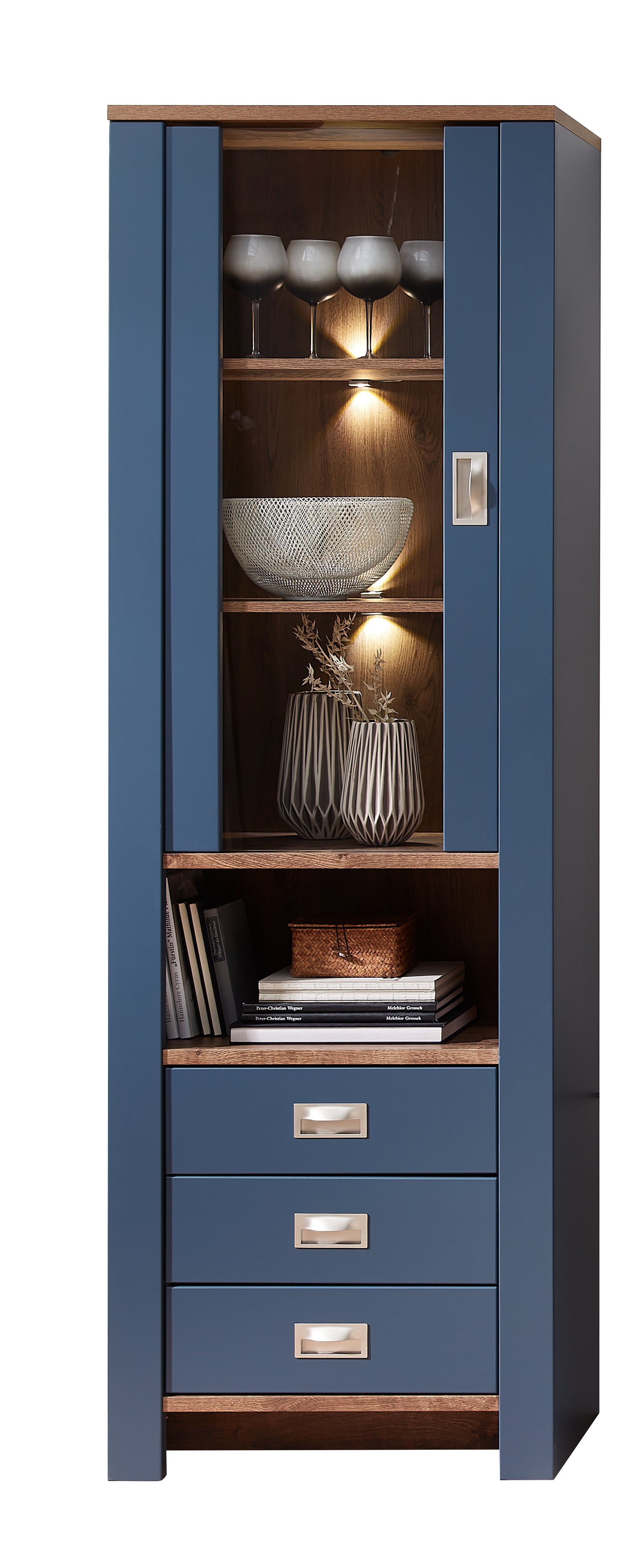 Dijon Vitrine mit Beleuchtung