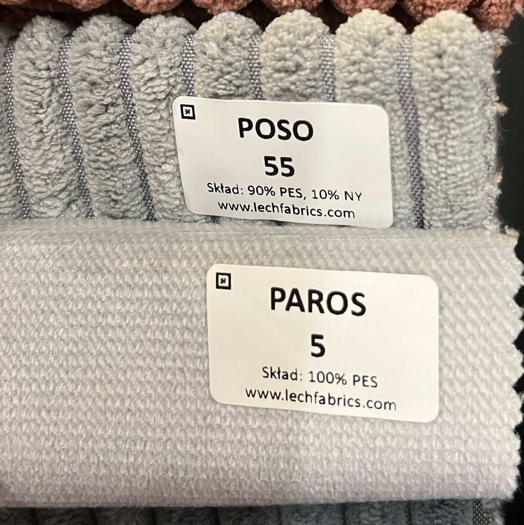 Ecksofa Ottomane links Cord Poso-vorbestellbar-