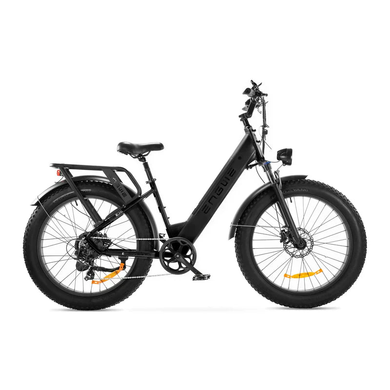 ENGWE E26LA Fatbike – 250 W Motor, 26 Zoll, Tiefeinstieg, Shimano 7-Gang, hydraulische Scheibenbremsen