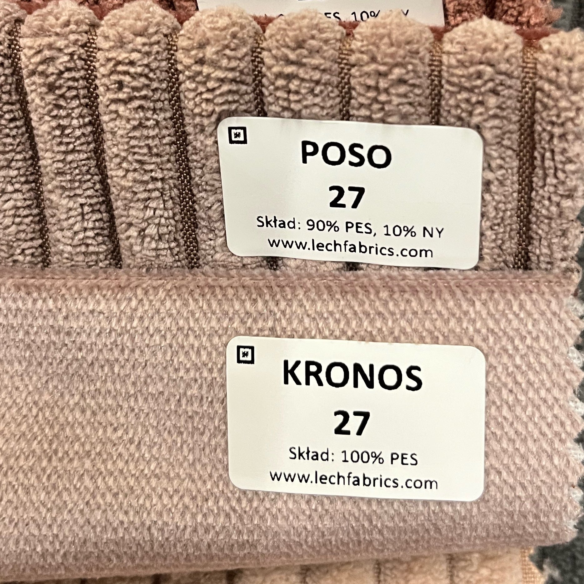 Wohnlandschaft Ottomane rechts Velourstoff Paros / Kronos -vorbestellbar-