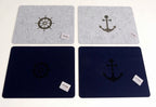 Platzset aus Filz Maritim Deko