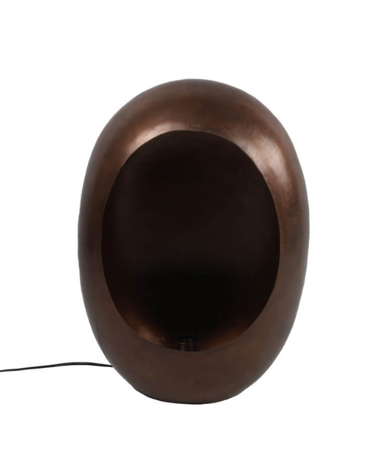 Tischleuchte antik Kupfer