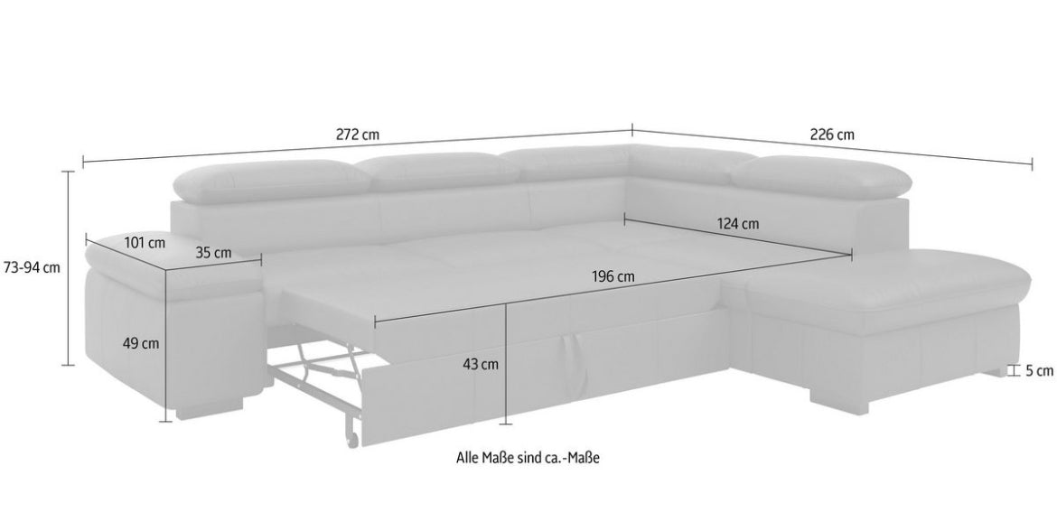 Ecksofa 2. Wahl