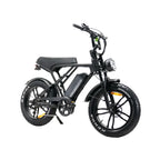 OUXI H9 Fatbike – 250 W Motor, 20 Zoll, Vollfederung, 7-Gang Shimano, hydraulische Scheibenbremsen, Alarmanlage