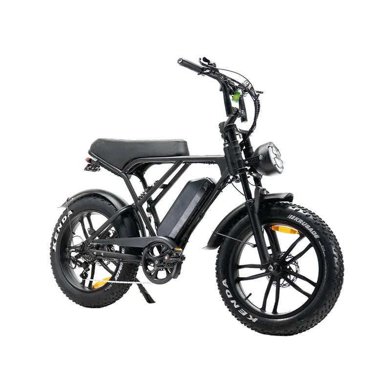 OUXI H9 Fatbike – 250 W Motor, 20 Zoll, Vollfederung, 7-Gang Shimano, hydraulische Scheibenbremsen, Alarmanlage