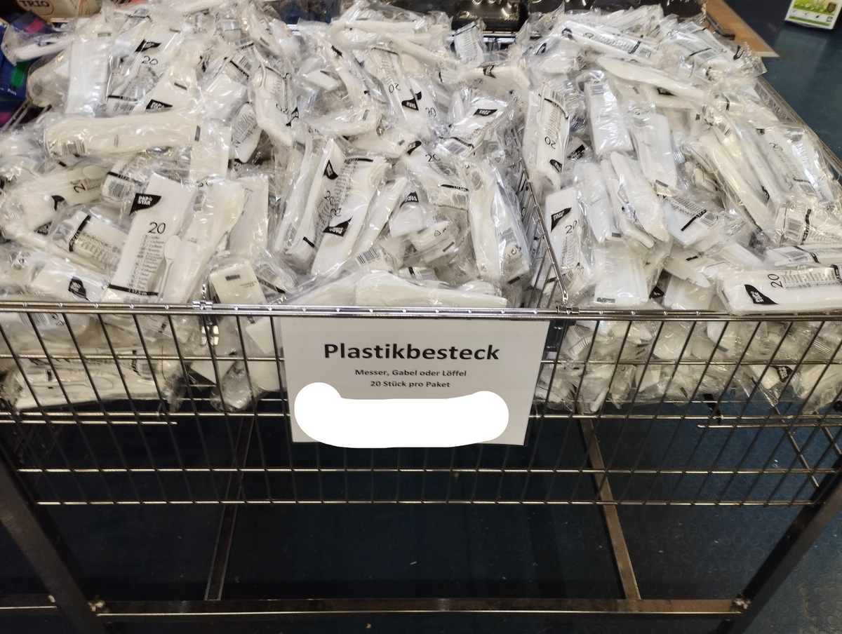 Plastikbesteck Sonderposten