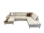 Wohnlandschaft Ottomane rechts Velourstoff Paros / Kronos -vorbestellbar-