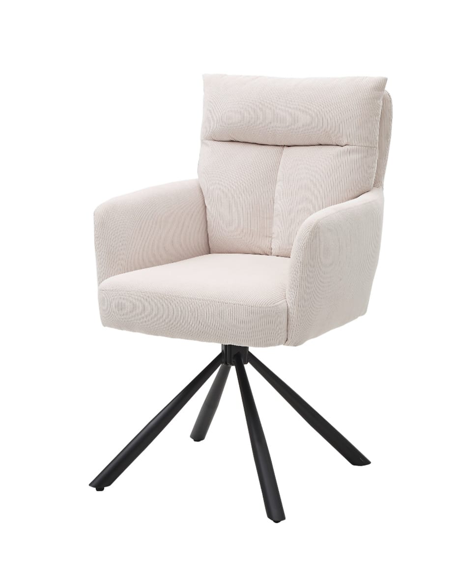 Esszimmerstuhl Cord Hellbeige