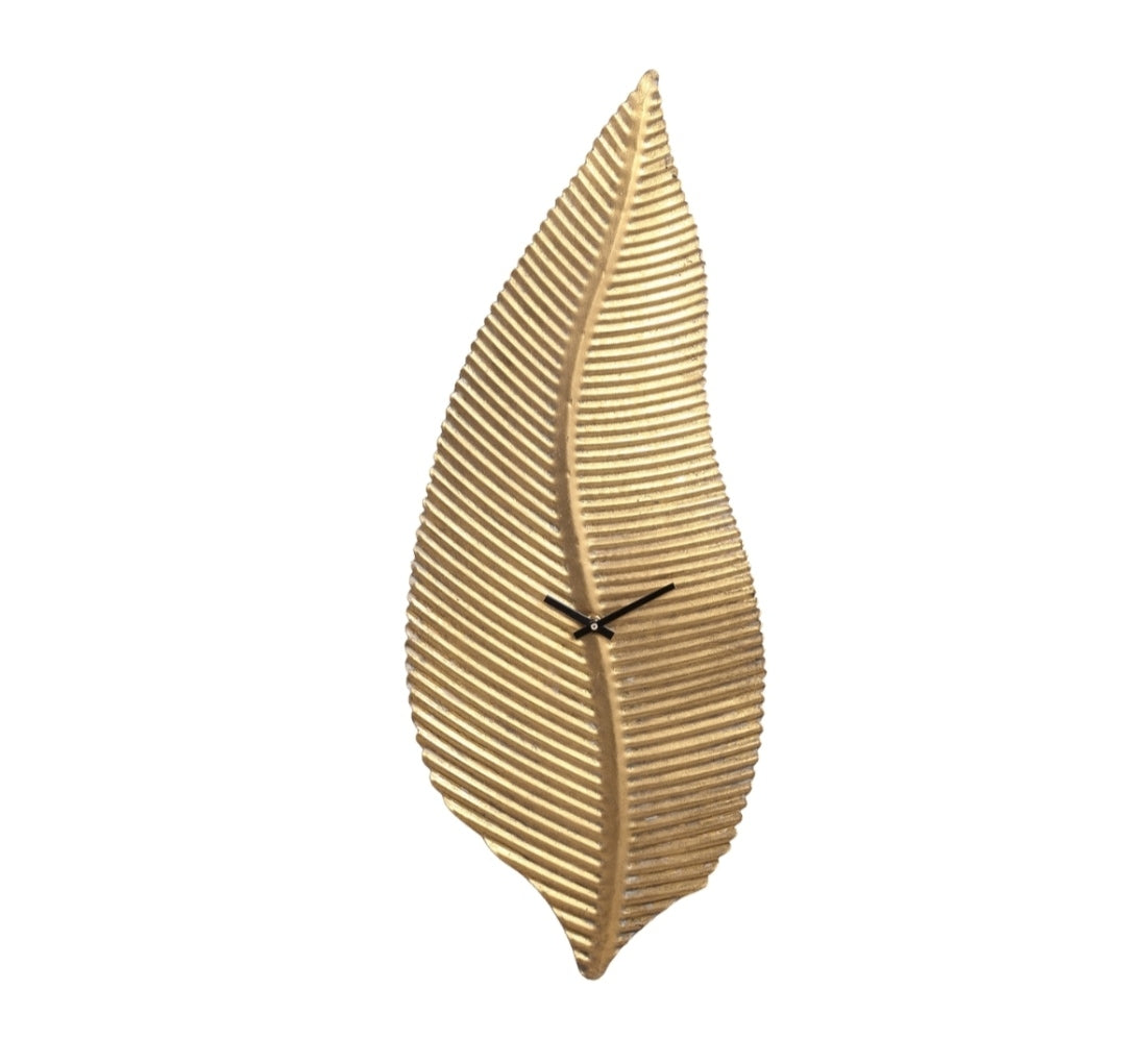 Wanduhr Goldblatt Jahresstart Einzelstück / Posten  Aktion