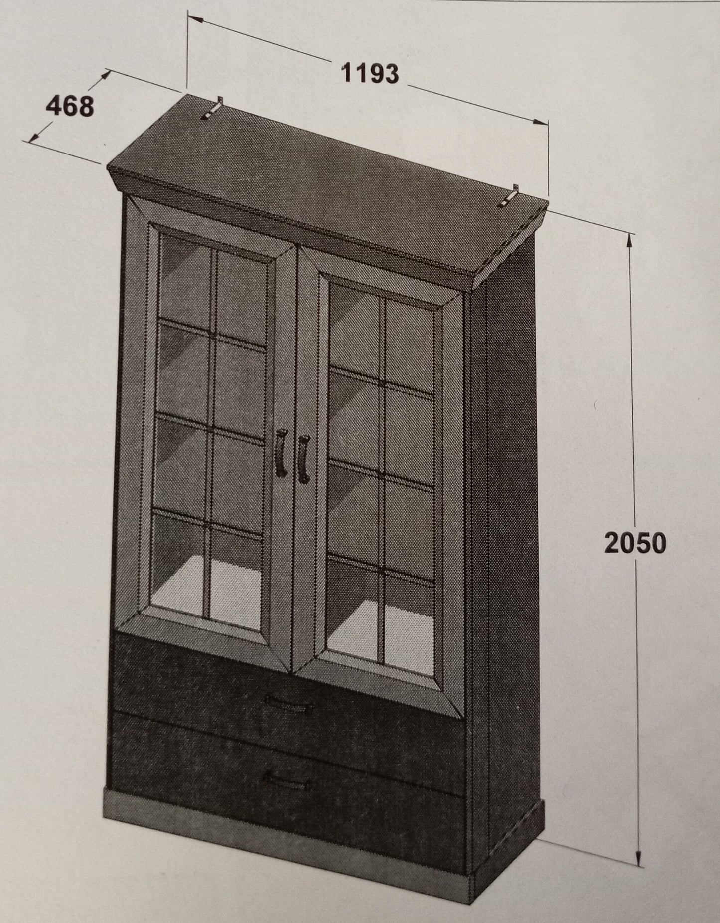 Highboard Vitrine