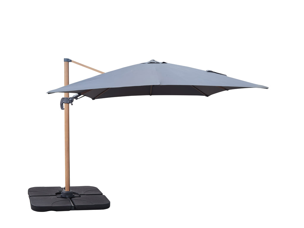 Jamaica Ampelschirm 3x3m, anthrazit